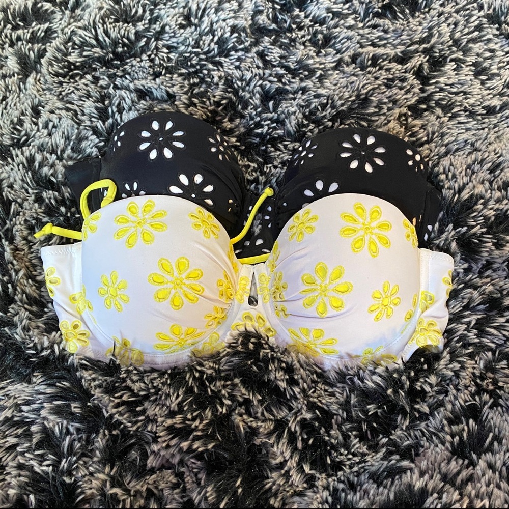 36B VS Strapless Bandeau Bikini Tops Bundle